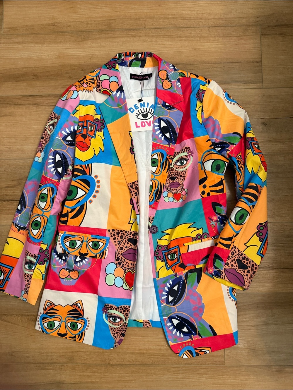#336. Colorful Pop-Art Blazer.